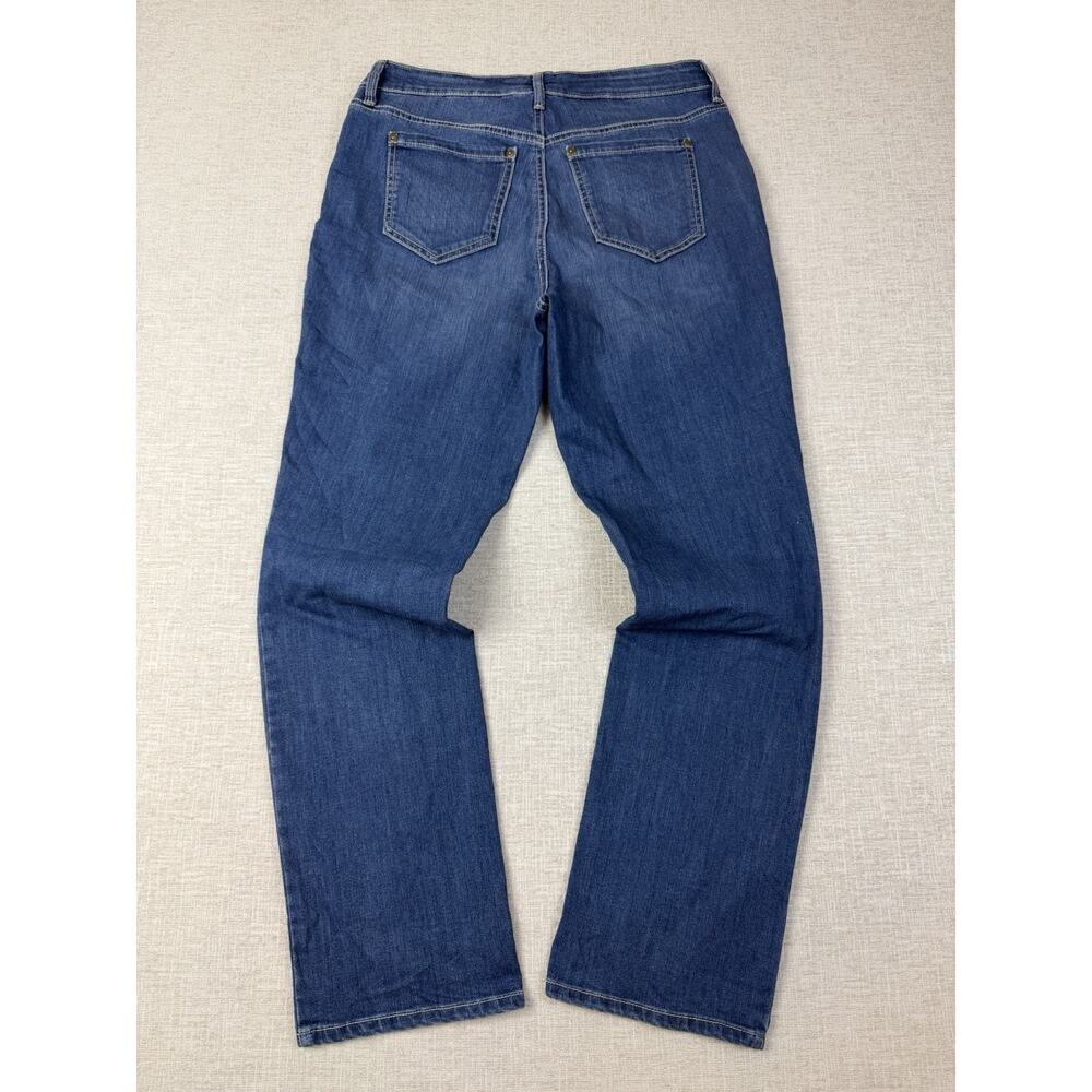 Gloria Vanderbilt Amanda Womens Jeans 6 Short Rail Straight Slimming Stretch - Picture 2 of 7